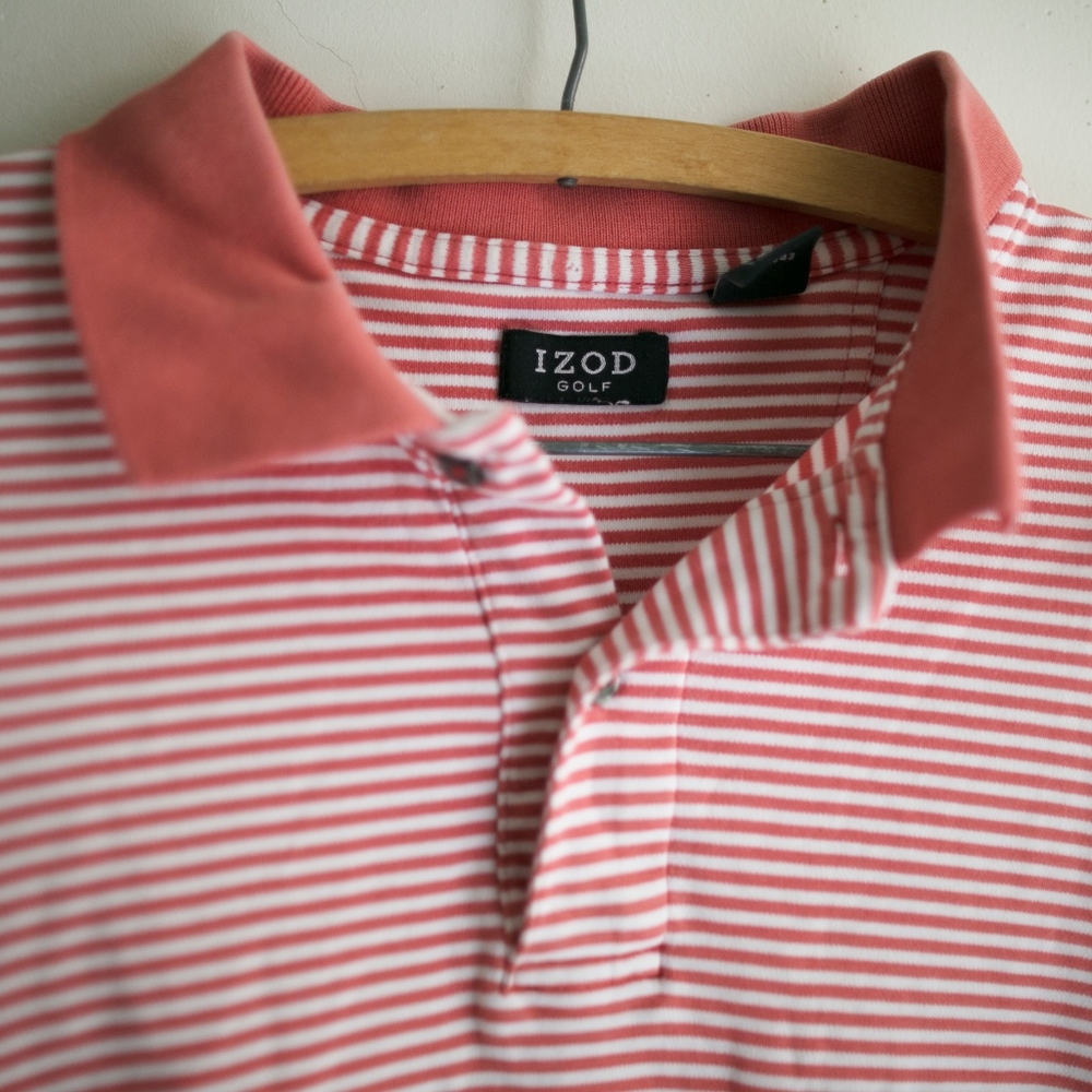 IZOD Golf Striped Polo